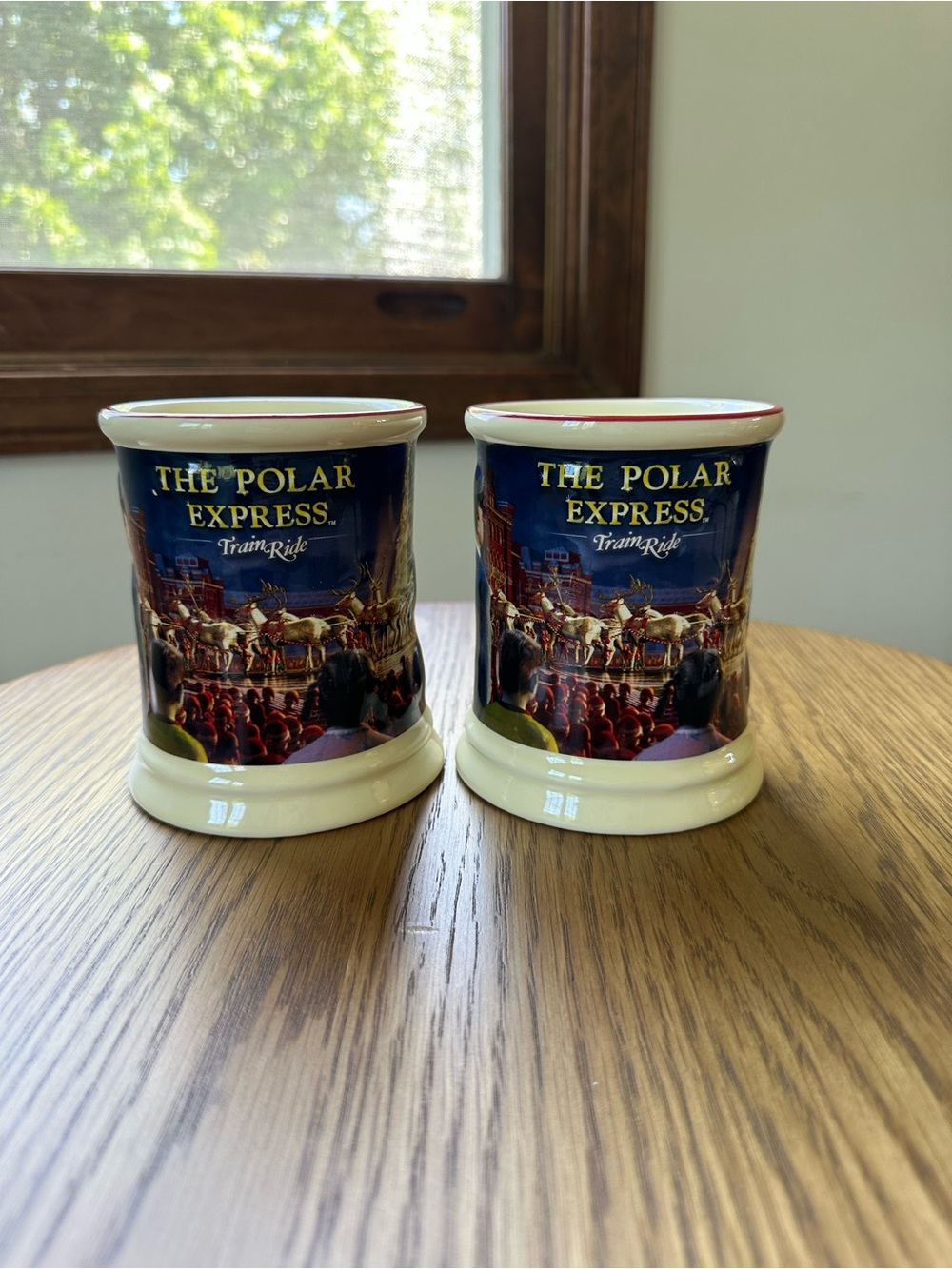 The Polar Express Train Ride New Collector Mugs 2025 - Set of 2!
